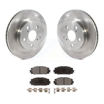Front Disc Brake Rotors And Semi-Metallic Pads Kit For Toyota Corolla Prius Prime AWD-e K8F-102677