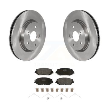 Front Brake Rotors & Semi-Metallic Pad Kit For Toyota RAV4 Camry Corolla Cross Lexus C-HR K8F-102683