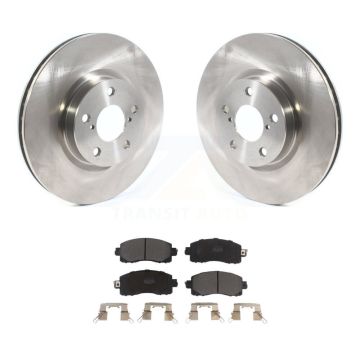 Front Disc Brake Rotors And Semi-Metallic Pads Kit For Subaru Impreza K8F-102686