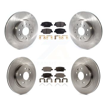 Front Rear Brake Rotor Semi-Metallic Pad Kit For Chevrolet Camaro Without Brembo Calipers K8F-102704