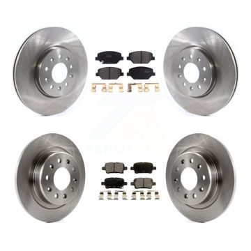 Front Rear Disc Brake Rotor Semi-Metallic Pad Kit For Chevrolet Equinox GMC Terrain Buick K8F-102705