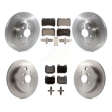Front Rear Brake Rotor And Semi-Metallic Pad Kit For 2019 Toyota 86 Without Brembo Brakes K8F-102717
