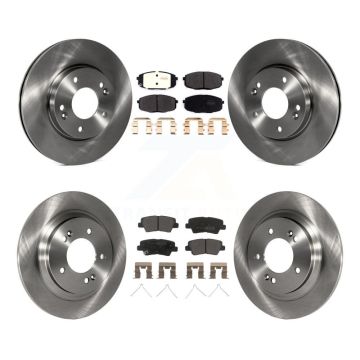 Front Rear Disc Brake Rotors And Semi-Metallic Pads Kit For Kia Forte5 Hyundai Elantra GT K8F-102733