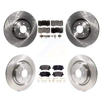 Front Rear Disc Brake Rotors And Semi-Metallic Pads Kit For Land Rover Range Sport K8F-102734