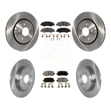 Front Rear Disc Brake Rotors And Semi-Metallic Pads Kit For 2018-2023 Honda Odyssey K8F-102742