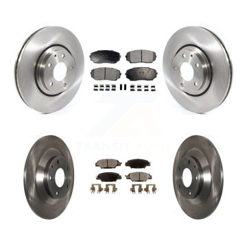 Front Rear Disc Brake Rotor & Semi-Metallic Pad Kit For 2019-2023 Mazda CX-5 Turbocharged K8F-102765