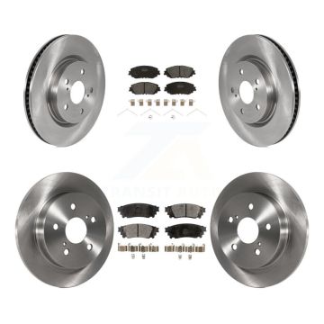Front Rear Brake Rotors & Semi-Metallic Pad Kit For Toyota RAV4 Camry Corolla Cross Lexus K8F-102767