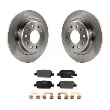 Rear Brake Rotor And Semi-Metallic Pad Kit For Chevrolet Malibu With Manual Parking K8F-102782