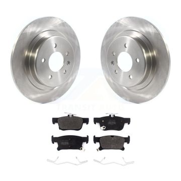 Rear Brake Rotors Semi-Metallic Pad Kit For Buick Envision With 315mm Diameter Rotor K8F-102784