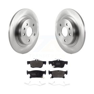 Rear Brake Rotors Semi-Metallic Pad Kit For Buick Envision With 315mm Diameter Rotor K8F-102786