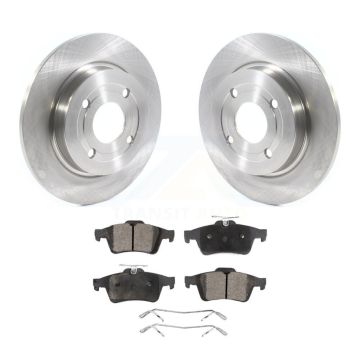 Rear Disc Brake Rotors And Semi-Metallic Pads Kit For 2018-2022 Ford EcoSport AWD K8F-102790