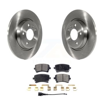 Rear Disc Brake Rotors And Semi-Metallic Pads Kit For Audi Q5 A4 allroad K8F-102793