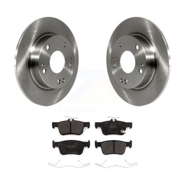 Rear Disc Brake Rotors And Semi-Metallic Pads Kit For Honda Civic Insight K8F-102801