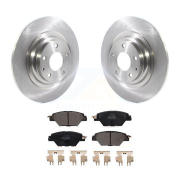 Rear Disc Brake Rotors And Semi-Metallic Pads Kit For 2016-2023 Mazda CX-9 K8F-102803