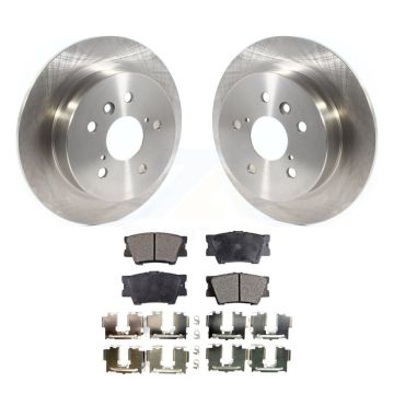 Rear Disc Brake Rotors And Semi-Metallic Pads Kit For Toyota Camry K8F-102805