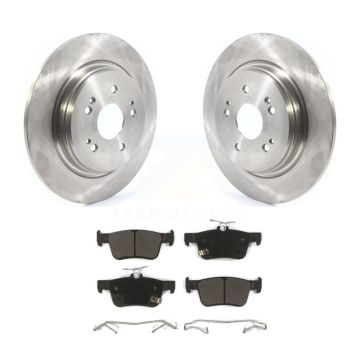 Rear Disc Brake Rotors And Semi-Metallic Pads Kit For 2019-2021 Acura RDX K8F-102809