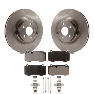 Front Brake Rotor Semi-Metallic Pad Kit For Mercedes-Benz S550 S450 SL550 CL550 S350 S400 K8F-102833