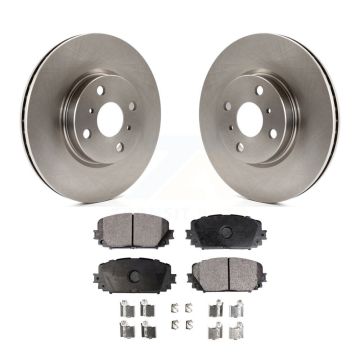 Front Disc Brake Rotors And Semi-Metallic Pads Kit For Toyota Yaris K8F-102838