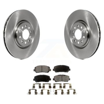 Front Disc Brake Rotor Semi-Metallic Pad Kit For Jeep Cherokee With Single Piston Caliper K8F-102860