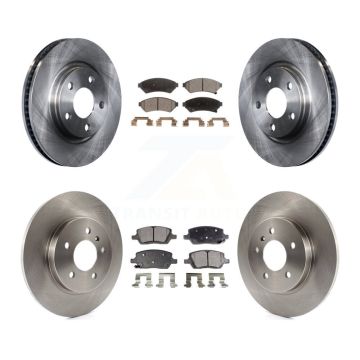 Front Rear Brake Rotors Semi-Metallic Pad Kit For Chevrolet Uplander Buick Terraza Saturn K8F-102868