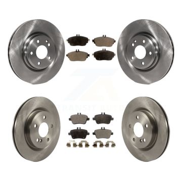 Front Rear Brake Rotor And Semi-Metallic Pad Kit For Mercedes-Benz GLA250 CLA250 INFINITI K8F-102875