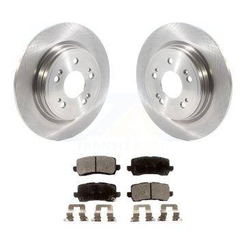 Rear Disc Brake Rotors And Semi-Metallic Pads Kit For 2014-2020 Acura RLX K8F-103005
