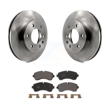 Front Brake Rotor & Semi-Metallic Pad Kit For Mercedes-Benz Sprinter 2500 3500 Dodge 4500 K8F-103053