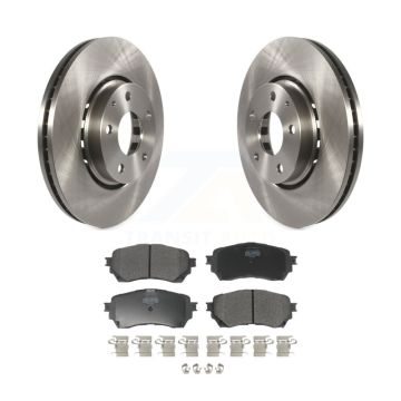 Front Disc Brake Rotors & Semi-Metallic Pad Kit For 2019-2021 Mazda 6 Naturally Aspirated K8F-103054