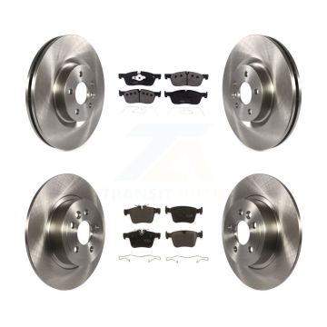 Front Rear Disc Brake Rotors And Semi-Metallic Pads Kit For Land Rover Range Evoque K8F-103063