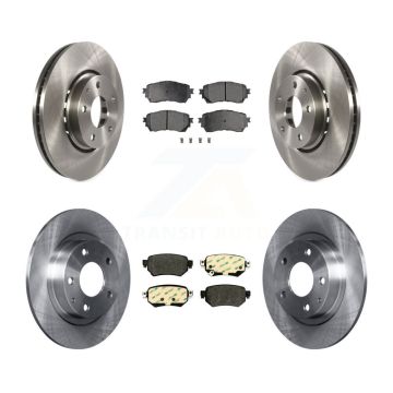 Front Rear Brake Rotors & Semi-Metallic Pad Kit For 2019-2021 Mazda 6 Naturally Aspirated K8F-103088