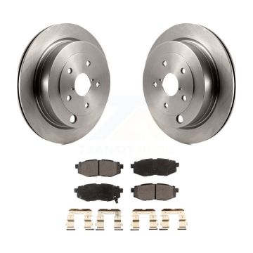Rear Disc Brake Rotors And Semi-Metallic Pads Kit For Subaru Tribeca B9 K8F-103096