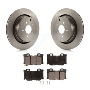 Rear Brake Rotors & Semi-Metallic Pad Kit For INFINITI Q50 Q60 M37 FX50 QX70 Q70 Q70L M56 K8F-103101