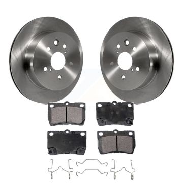 Rear Brake Rotor And Semi-Metallic Pad Kit For Lexus IS250 IS350 GS350 GS300 GS450h GS430 K8F-103105