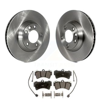 Front Brake Rotors & Semi-Metallic Pad Kit For Audi Q7 Porsche Cayenne Volkswagen Touareg K8F-103119