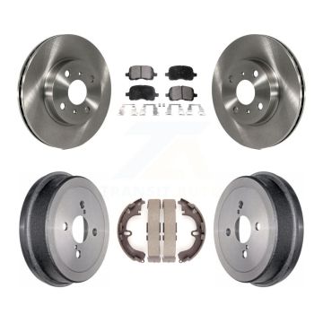Front Rear Disc Brake Rotor Semi-Metallic Pad Drum Kit For Toyota Corolla Chevrolet Prizm K8F-103351