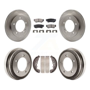 Front Rear Brake Rotor Semi-Metallic Pad And Drum Kit For Chevrolet Tracker Suzuki Vitara K8F-103382
