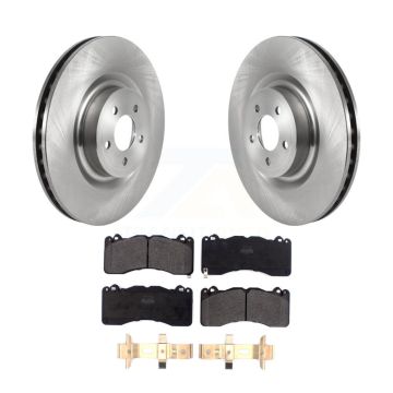 Front Disc Brake Rotors And Semi-Metallic Pads Kit For Ford Mustang K8F-103437