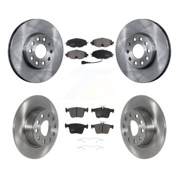 Front Rear Disc Brake Rotors And Semi-Metallic Pads Kit For Volkswagen Jetta Taos K8F-103474