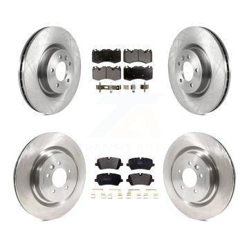 Front Rear Disc Brake Rotors And Semi-Metallic Pads Kit For Land Rover Range Sport K8F-103482