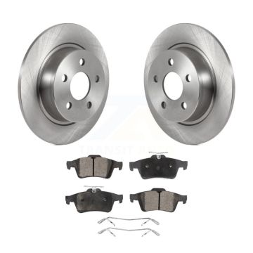 Rear Disc Brake Rotors And Semi-Metallic Pads Kit For Ford Transit Connect K8F-103520