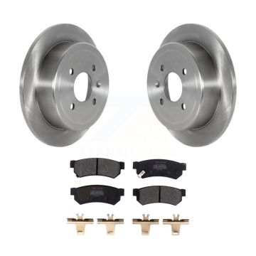 Rear Disc Brake Rotors And Semi-Metallic Pads Kit For Chevrolet Spark EV K8F-103521