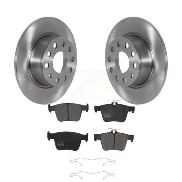 Rear Disc Brake Rotors And Semi-Metallic Pads Kit For Volkswagen Jetta Taos K8F-103534