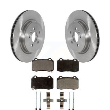 Rear Disc Brake Rotors And Semi-Metallic Pads Kit For 2016 Tesla S From 04 16 K8F-103539