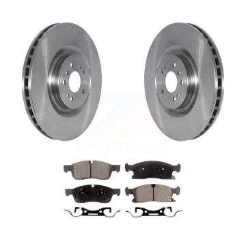 Front Brake Rotors Semi-Metallic Pad Kit For Mercedes-Benz ML350 GL350 GLS450 ML400 GL450 K8F-103557