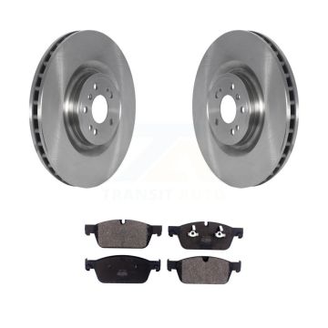 Front Disc Brake Rotors And Semi-Metallic Pads Kit For Mercedes-Benz ML550 GLE550e K8F-103559