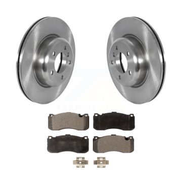 Front Disc Brake Rotors And Semi-Metallic Pads Kit For BMW 135i 135is K8F-103565