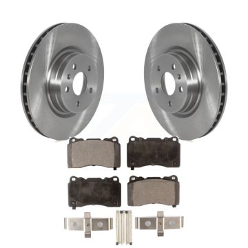 Front Disc Brake Rotors And Semi-Metallic Pads Kit For Tesla S X K8F-103566