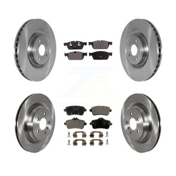 Front Rear Brake Rotor & Semi-Metallic Pad Kit For Mercedes-Benz GLE550e With AMG Package K8F-103573