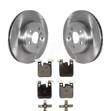 Rear Brake Rotors Semi-Metallic Pad Kit For BMW 328i xDrive 330i 335i 428i 435i 430i Gran K8F-103591