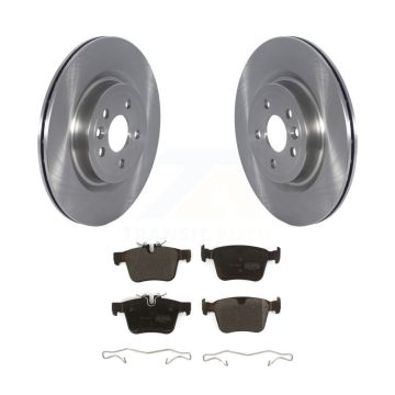 Rear Disc Brake Rotors Semi-Metallic Pad Kit For Jaguar F-Pace Land Rover Discovery Sport K8F-103594